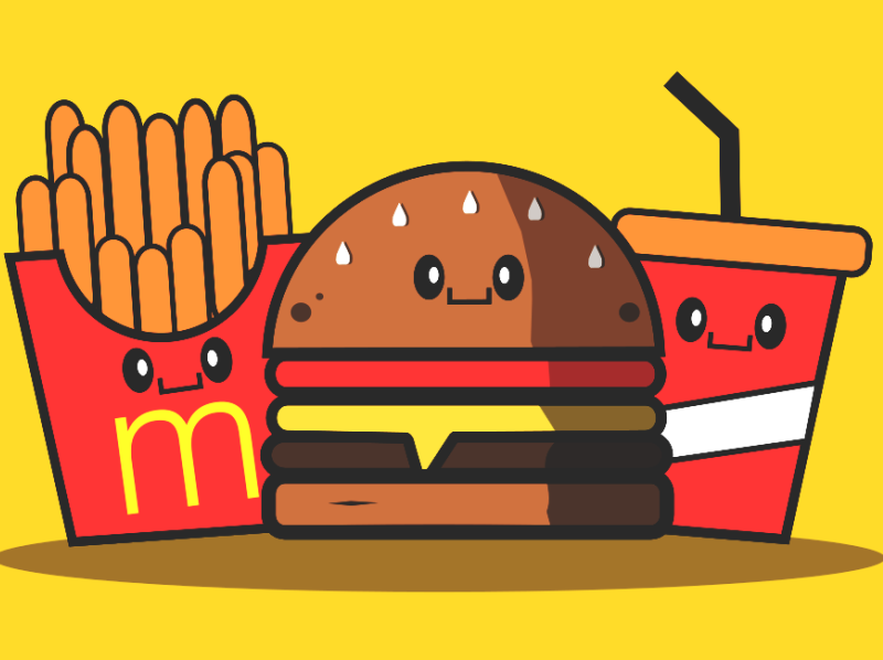 Mcdonald's Foods By Sandesh Kumar Behera On Dribbble