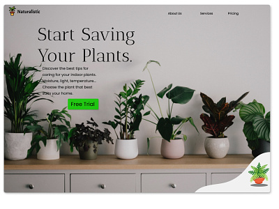 Plant Website Landing Page!