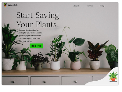 Plant Website Landing Page!