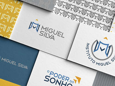 Personal Brand Project for Miguel Silva Coach brand brand design branding branding identity coach coaching entrepreneur financial graphic design investor logo logo design visual identity