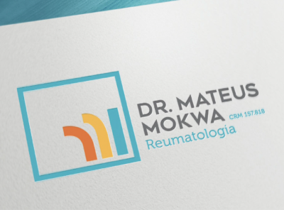 Logo and Visual Identity for Dr Mateus Mokwa Rheumatologist brand brand design branding branding identity design doctor graphic design logo logo design medic physician rheumatologist rheumatology visual identity