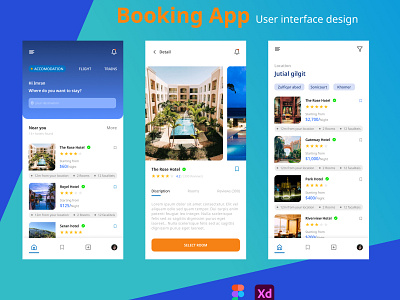 Booking App for IOS UX/UI Design