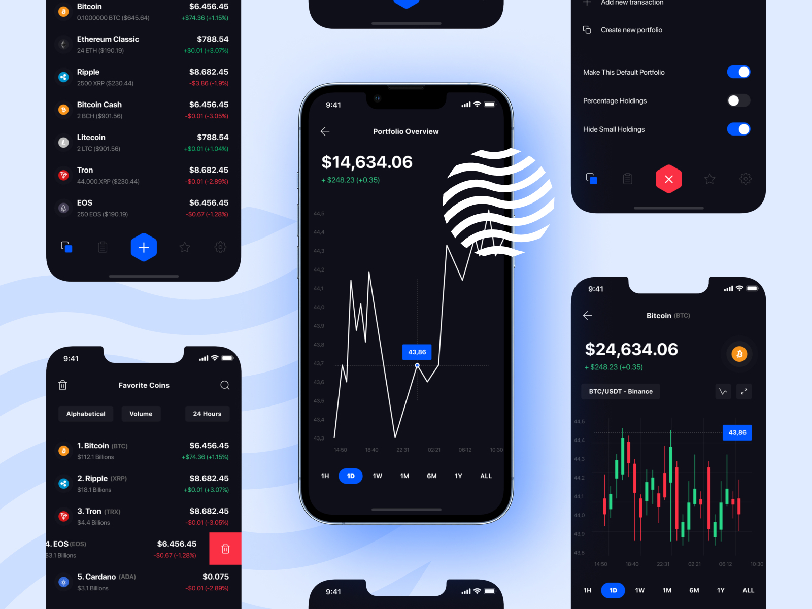 Crypto App Design by Xeon Agency on Dribbble