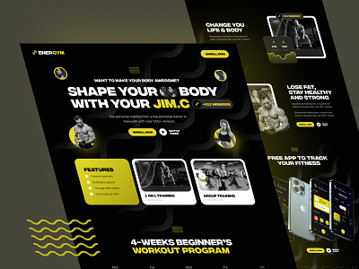 Energym - Landing Page Design