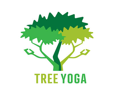 yoga logo advertising branding design icon logo vector