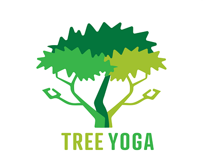 yoga logo advertising branding design icon logo vector