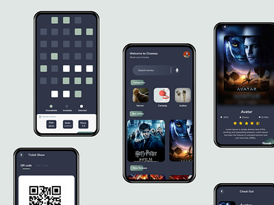 Movie Online app branding design icon illustration logo ui ux