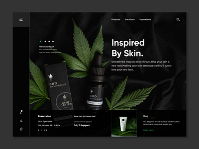 Skin Care Product Web UI branding design ecommerce header landing page popular shot shopify shopify store store ui trendy ui uidesign web woocommerce