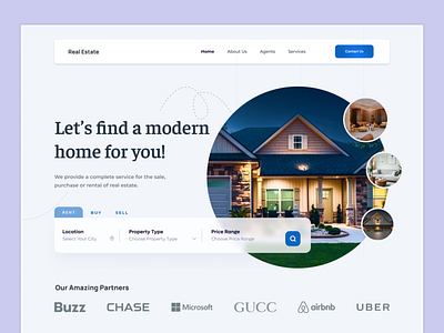 Real Estate Website Concept