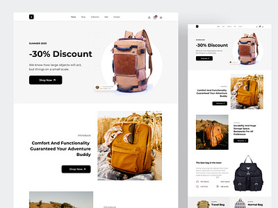 Product website UI design ecommerce landing page minimal online store popular shot product shopify shopify store ui uidesign website