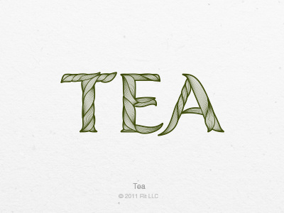 Tea flit font