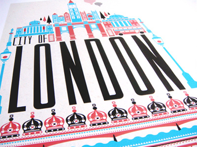 London Print design illustration london poster design print print design typography vector