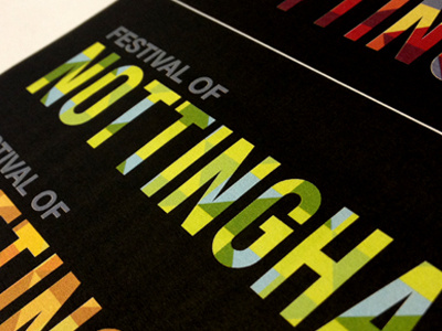 Festival of Nottingham branding branding design illustration logo typography vector