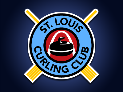 St. Louis Curling Club Logo curling logo