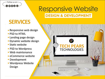 Responsive website design services in pune branding website design