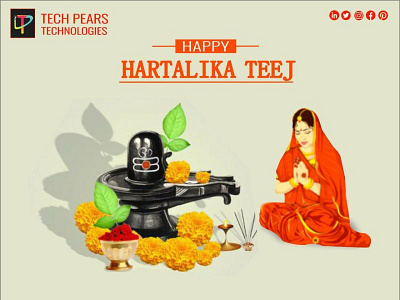 Hartalika Teej 2021 -social media Banner design pune