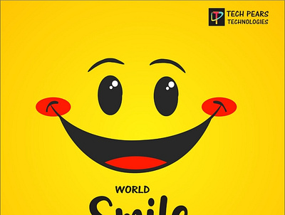 World Smile Day 2021 banner design pune business card design pune social media post design pune