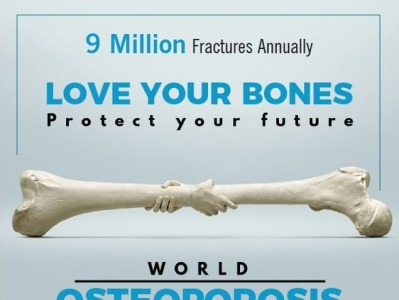 World Osteoporosis Day 2021 hospital post design social media banner