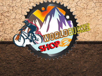 Bicishop bici bicicleta bicicleteria logo bicicleteria rodado tienda world