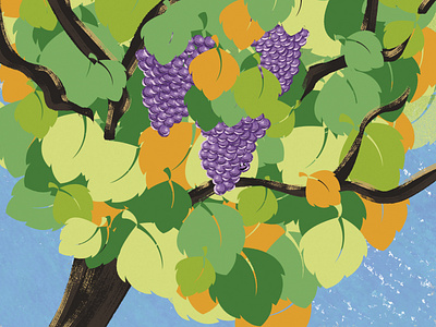 Grape children childrens book childrens illustration fanny grape grapes happy illustration kids art web