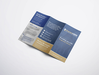 HR Leaflet branding brochure brochure design creative design graphic design leaflet