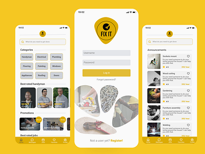 Handyman Finder App | Fix it
