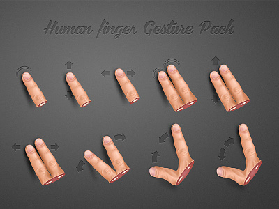 Human Finger Gesture Pack