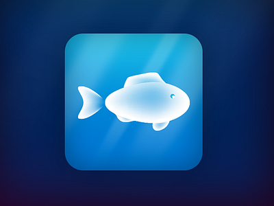 Fish v2 app app icon bubble fish fishing ios sea soft water