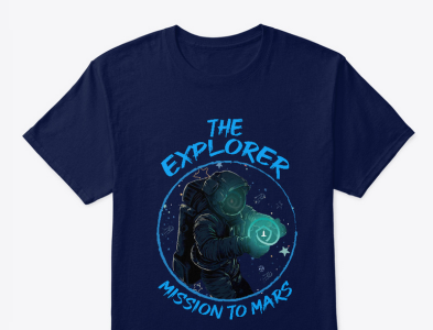 New space t shirt design.