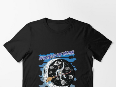 Space t shirt design