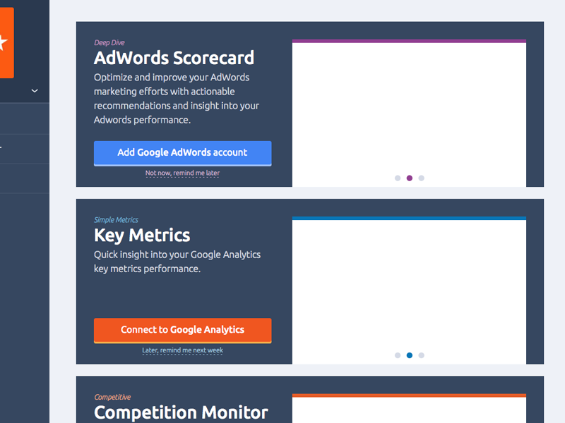 Upselling widgets widget widgets google adwords google analytics