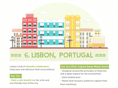 Eco-hotels Illustration eco eco friendly eco friendly eco hotel eco hotels holiday illustration infographic lisbon portugal travel vacation