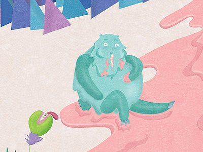 Malu childrens illustration illustration monster