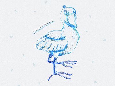 Shoebill bird bird art bird illustration cute cute animals handdrawn handdrawn art handdrawn illustration illustration ink art ink illustration pastel pastel art pastel illustration shoebill