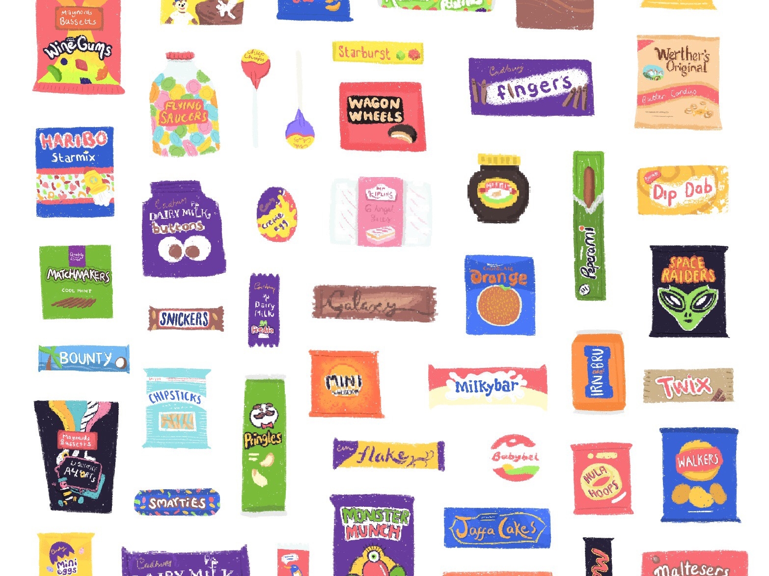 british-snacks-by-carina-p-on-dribbble