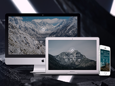 Mountain - Responsive Coming Soon coming construction fullscreen home launching soon themeforest under