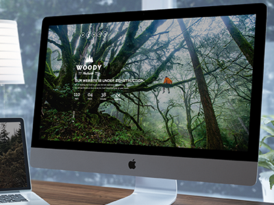 Woody - Responsive Coming Soon coming construction fullscreen home launching soon themeforest under