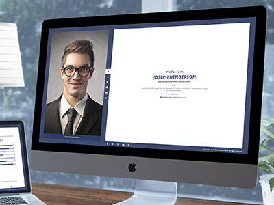 Henderson - Responsive VCard Template