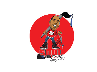 Soul on Soles custom design illustrator logo shoes sneaker sneaker head vector