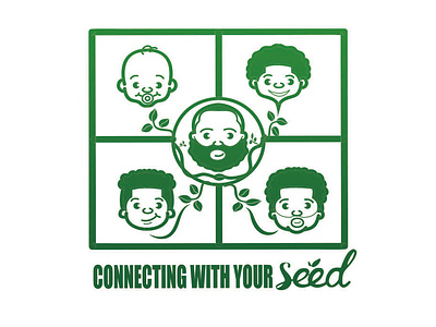 Seed art design seed tshirt vector