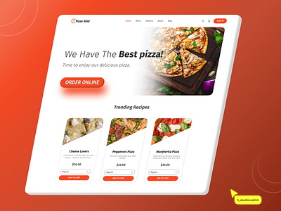 Pizza Shid landing page