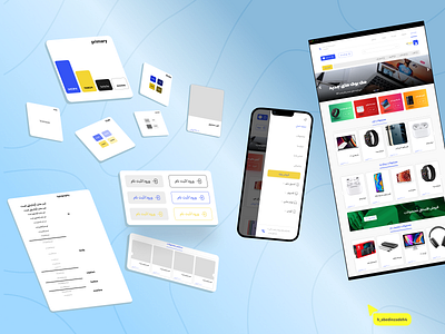 iTech Online store design ios mobile app prototype ui ui kit uxui
