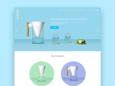 Soma Website ecommerce homepage soma ui ux web website