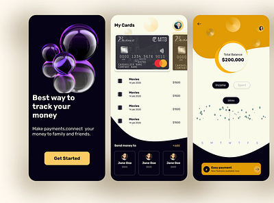 Track your transactions mobileapp productdesign ui uiuxdesign