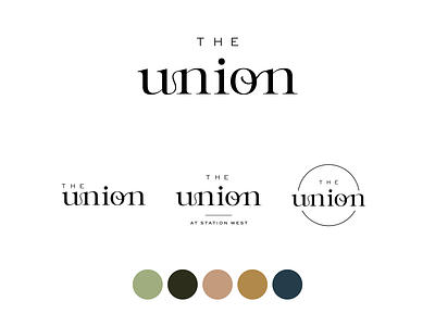 The Union Logo Design brand identity branding design event event space icon illustrator logo logo design logodesign the union typography union