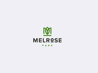 MELROSE PARK branding design icon illustration illustrator logo minimal typography