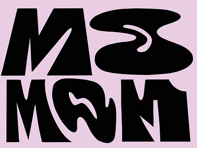 'Momom' 몸마음 cifika design design typography dj electronic illustration lettering lyrics music song title woman woman illustration