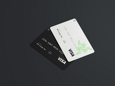 Razer credit card credit card design razer