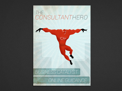 Consultanthero consultant hero poster retro