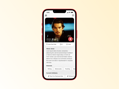 Profile Screen – Dating App